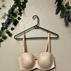Strapless (w/ adjustable strap) VS Bra worn once 36D